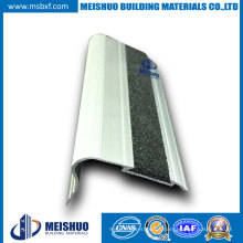 Alumínio extrudido, Carborundum Insert, Stair Nosing